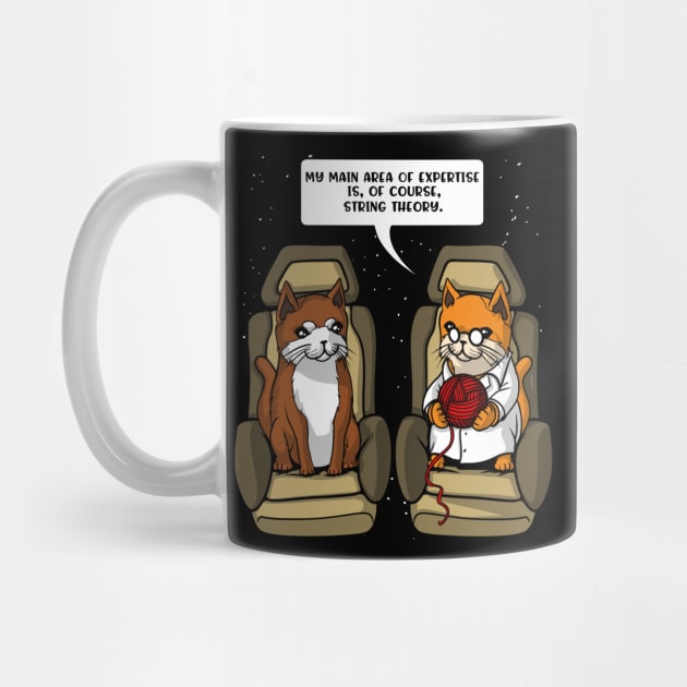 Funny Cat Professor Scientist Cute Kitten Teacher by underheaven